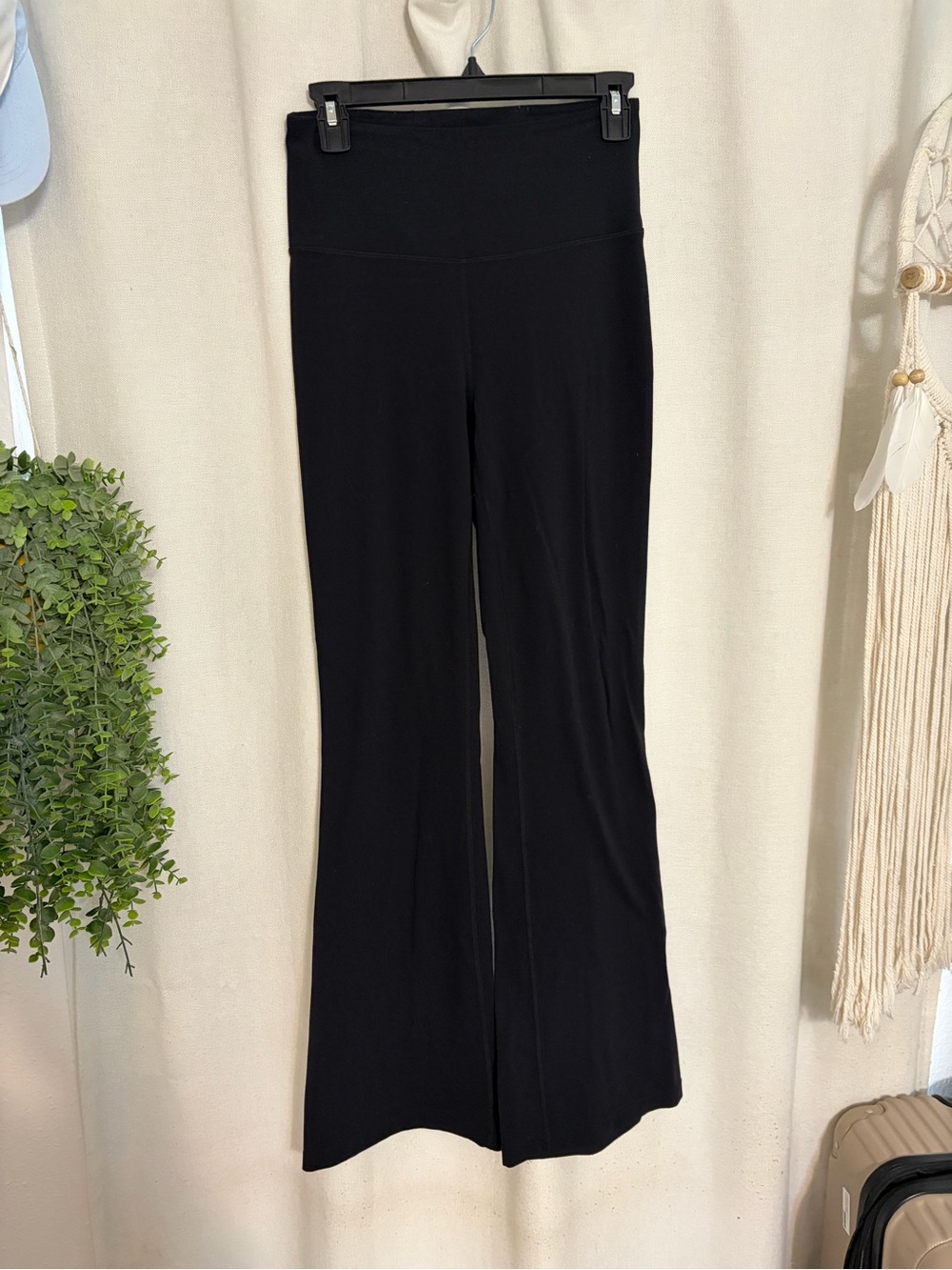 Lululemon Black High Waisted Flared Leggings